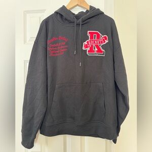 NBA Rockets Black and Red Hoodie